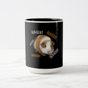 Tasse 2 Couleurs Jolie et drôle Wheek - Guinéen Propriétaire de Coc