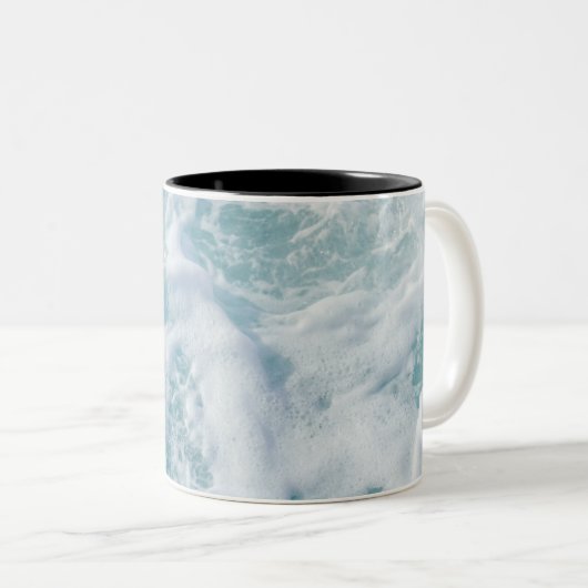 Tasse 2 Couleurs Jolie mousse de vague (Devant droit)