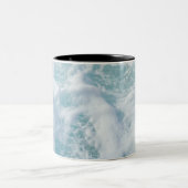 Tasse 2 Couleurs Jolie mousse de vague (Centre)