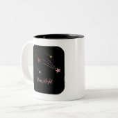 Tasse 2 Couleurs Jolie nuit étoilée (Devant gauche)