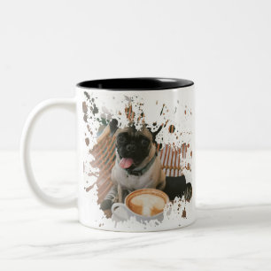 Tasse 2 Couleurs Jolie oeuvre de chien