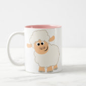 Tasse 2 Couleurs Jolie pâte cartonnée mouton (Gauche)