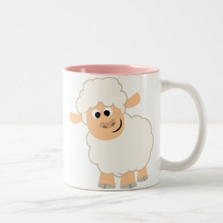 Tasse 2 Couleurs Jolie pâte cartonnée mouton