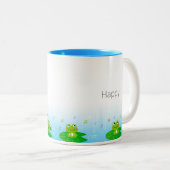 Tasse 2 Couleurs Jolie Petite Grenouille (Devant droit)
