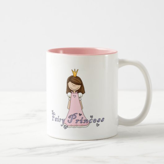 Tasse 2 Couleurs Jolie Petite Jolie Princesse Fée (Droit)