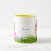 Tasse 2 Couleurs Jolie petite princesse aux fleurs (Centre)