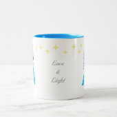 Tasse 2 Couleurs Jolie princesse fée & étoiles  (Centre)