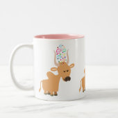 Tasse 2 Couleurs Jolie vache Brahman (Gauche)