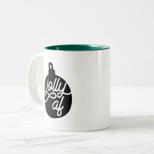 Tasse 2 Couleurs Jolly AF Noël (Devant gauche)