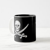 Tasse 2 Couleurs Jolly roger (Devant gauche)