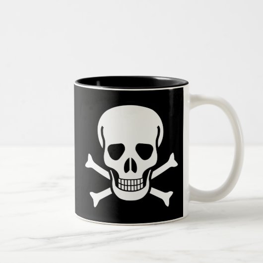 Tasse 2 Couleurs Jolly roger (Droit)