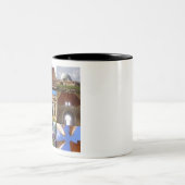 Tasse 2 Couleurs Jordan Collage (Centre)