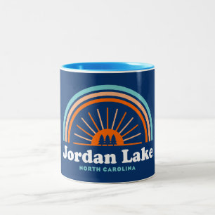 Tasse 2 Couleurs Jordan Lake Caroline du Nord Arc en ciel