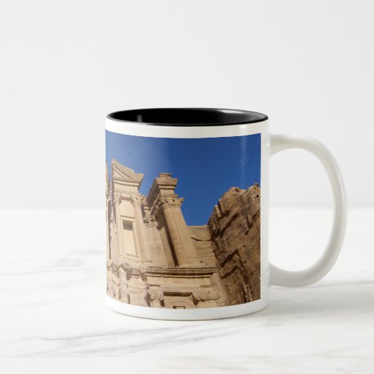 Tasse 2 Couleurs Jordanie, Petra, Le Monastère, Al Deir. (Droit)