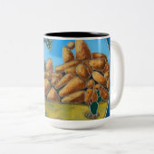 Tasse 2 Couleurs Joshua Tree- Fish Rock Button (Devant droit)