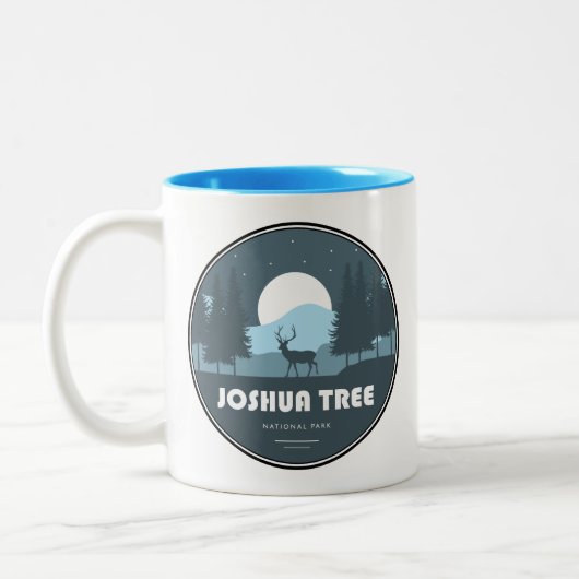 Tasse 2 Couleurs Joshua Tree National Park Deer (Gauche)