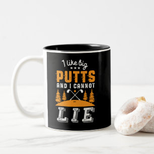 Tasse 2 Couleurs Joueur De Golf Amusant J'Aime Les Gros Putts Golf 