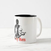 Tasse 2 Couleurs Joueur de guitar (Devant droit)