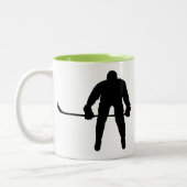 Tasse 2 Couleurs Joueur de hockey frais (Gauche)