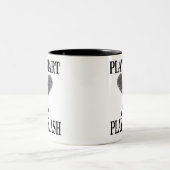 Tasse 2 Couleurs Joueur de squash (Centre)