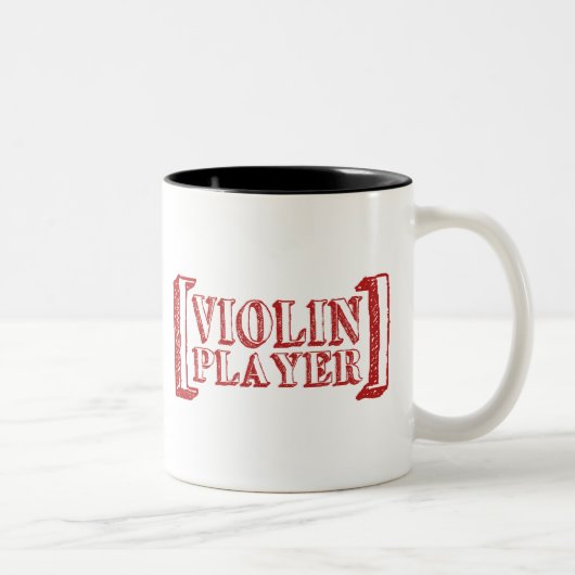 Tasse 2 Couleurs Joueur de violon (Droit)