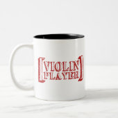Tasse 2 Couleurs Joueur de violon (Gauche)