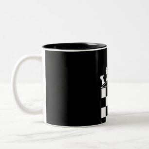 Tasse 2 Couleurs Joueur d'échecs Cadeaux pour Croates Drapeau Croat