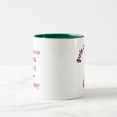 Tasse 2 Couleurs Joueur double basse à chaîne verticale (Centre)