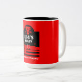 Tasse 2 Couleurs Joueurs De Rugby Junior U14 (Devant droit)
