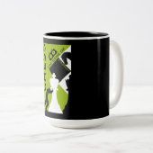 Tasse 2 Couleurs Joueurs d'échecs (Devant droit)