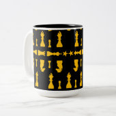 Tasse 2 Couleurs Joueurs d'échecs compétitifs (Devant gauche)