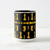 Tasse 2 Couleurs Joueurs d'échecs compétitifs (Centre)