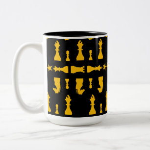 Tasse 2 Couleurs Joueurs d'échecs compétitifs