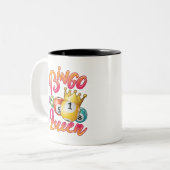 Tasse 2 Couleurs Joueuse de Bingo Queen Women (Devant gauche)