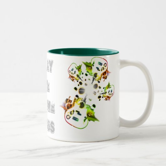 Tasse 2 Couleurs Jouez-moi une certaine basse (Droit)