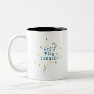 Tasse 2 Couleurs Jouons à Canasta