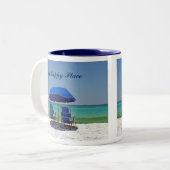 Tasse 2 Couleurs Jour à la plage (Devant gauche)