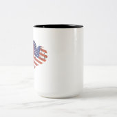 Tasse 2 Couleurs Jour de la Déclaration d'Indépendance de Canadien (Centre)