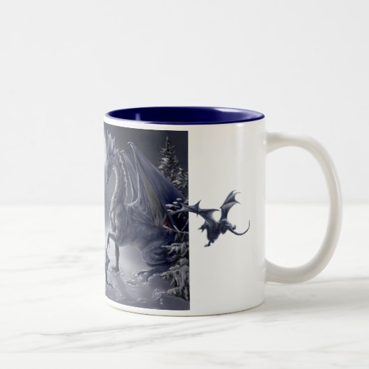 Tasse 2 Couleurs Jour de neige (Droit)