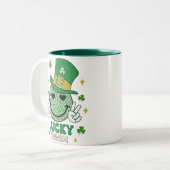 Tasse 2 Couleurs Jour de Saint Patrick (Devant gauche)