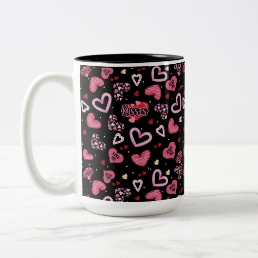 Tasse 2 Couleurs Jour de Valentine (Gauche)