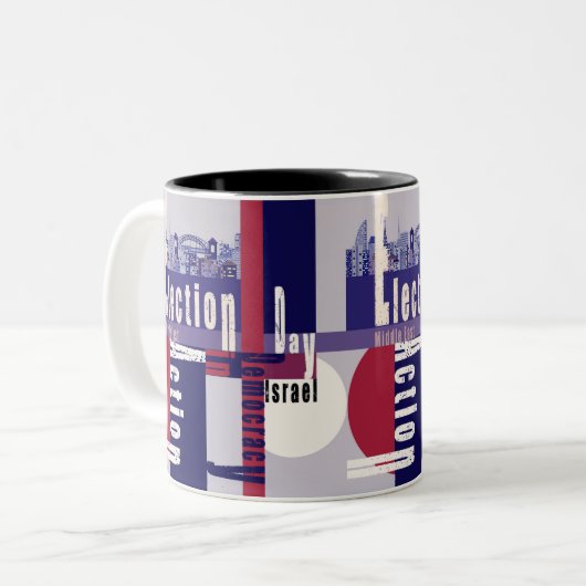 Tasse 2 Couleurs Jour d'élection (Devant gauche)