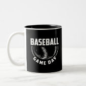 Tasse 2 Couleurs Jour du baseball (Gauche)