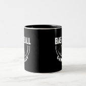 Tasse 2 Couleurs Jour du baseball (Centre)