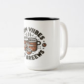 Tasse 2 Couleurs Jour du café (Devant droit)