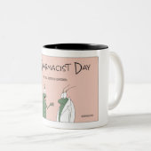 Tasse 2 Couleurs Jour du pharmacien (Devant droit)