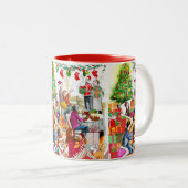 Tasse 2 Couleurs Jour Noël (Devant droit)