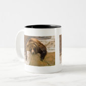 Tasse 2 Couleurs Jour paresseux (Devant gauche)