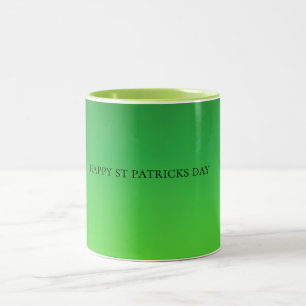 Tasse 2 Couleurs Jour Saint-Patricks Vert 