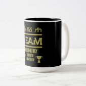 Tasse 2 Couleurs Journée de création d'équipe d'entreprise (Devant droit)